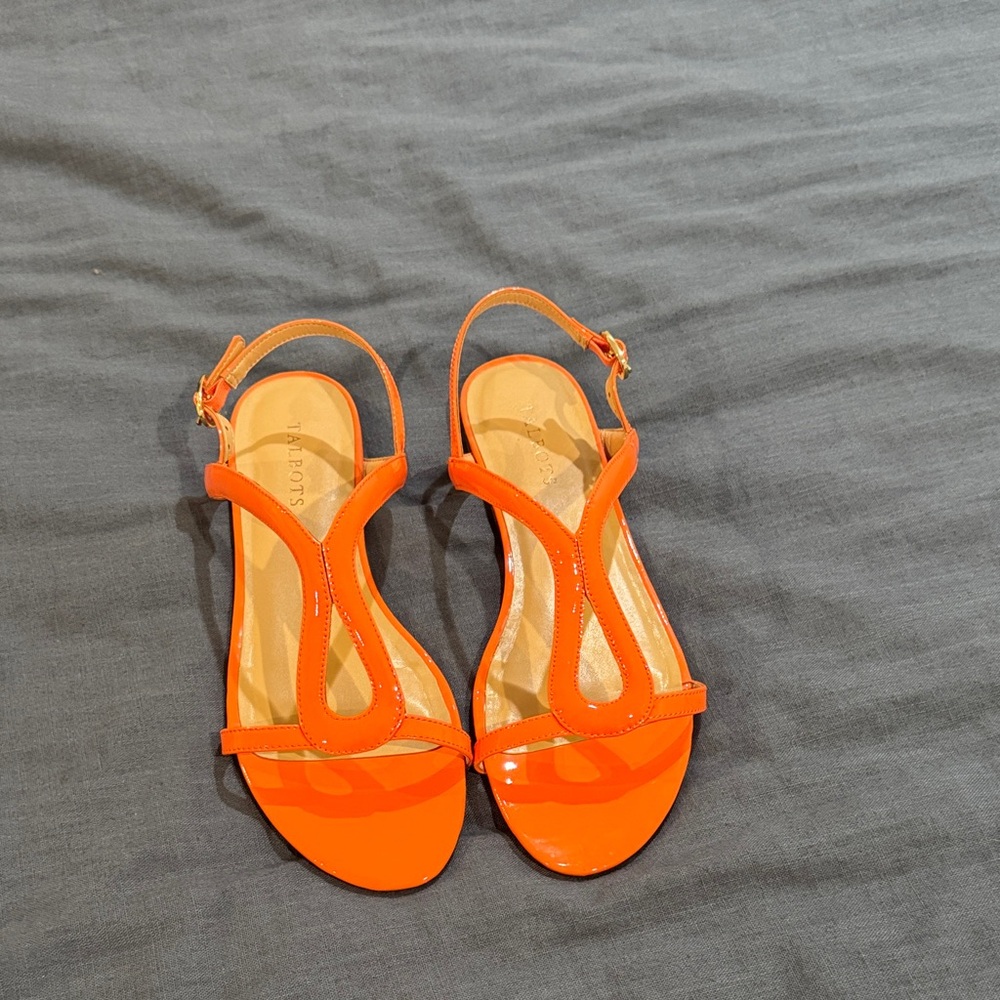 Orange Talbots Sandals
